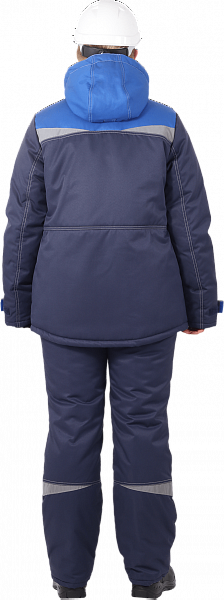 Костюм КМ-10 женский утепленный синий
